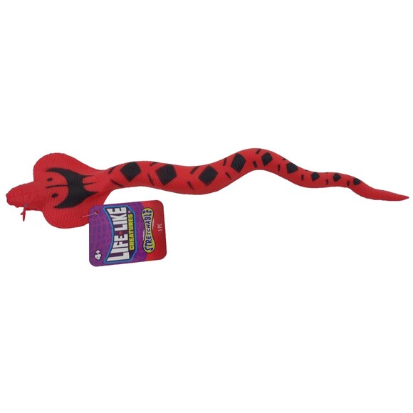 Cobra Snake Life-Like Imperial Squishy Ja-Ru Toy Figure Creatures Stretchable 4+ - Picture 6 of 16